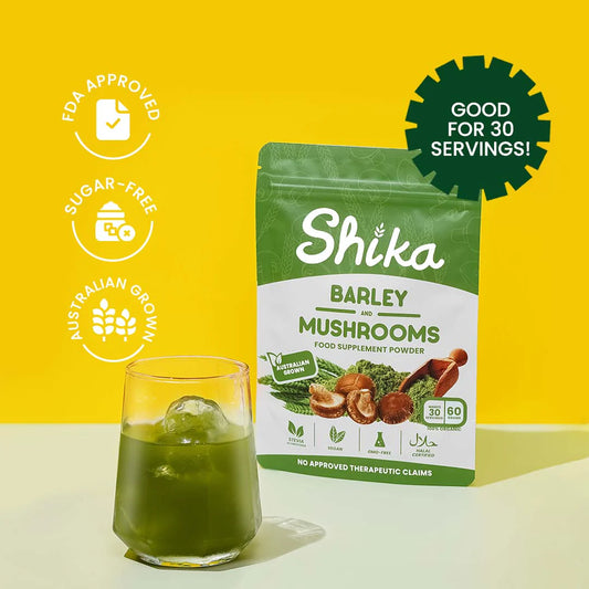 Shika Barley with Mushrooms