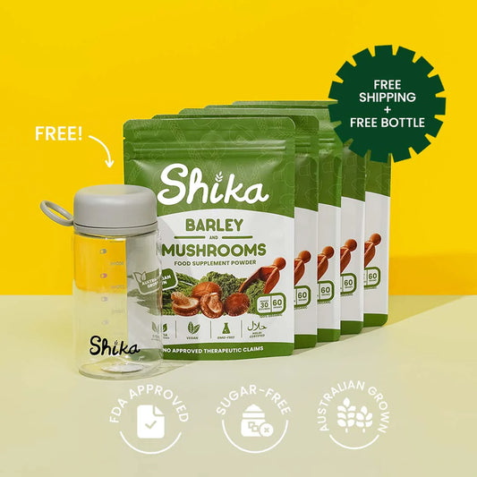 Shika Barley with Mushrooms 5 Pouches | Free Shipping